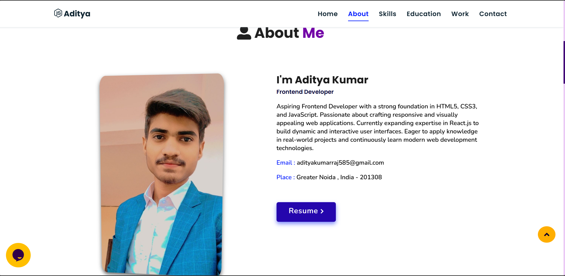 Portfolio | Aditya Kumar